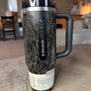 Stanley Black and Pink Patterned Tumbler